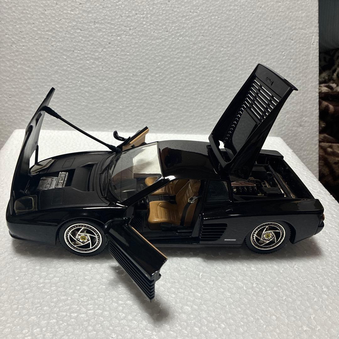 フェラーリ F512M (テスタロッサ)1/18ダイキャストミニカー　ブラック