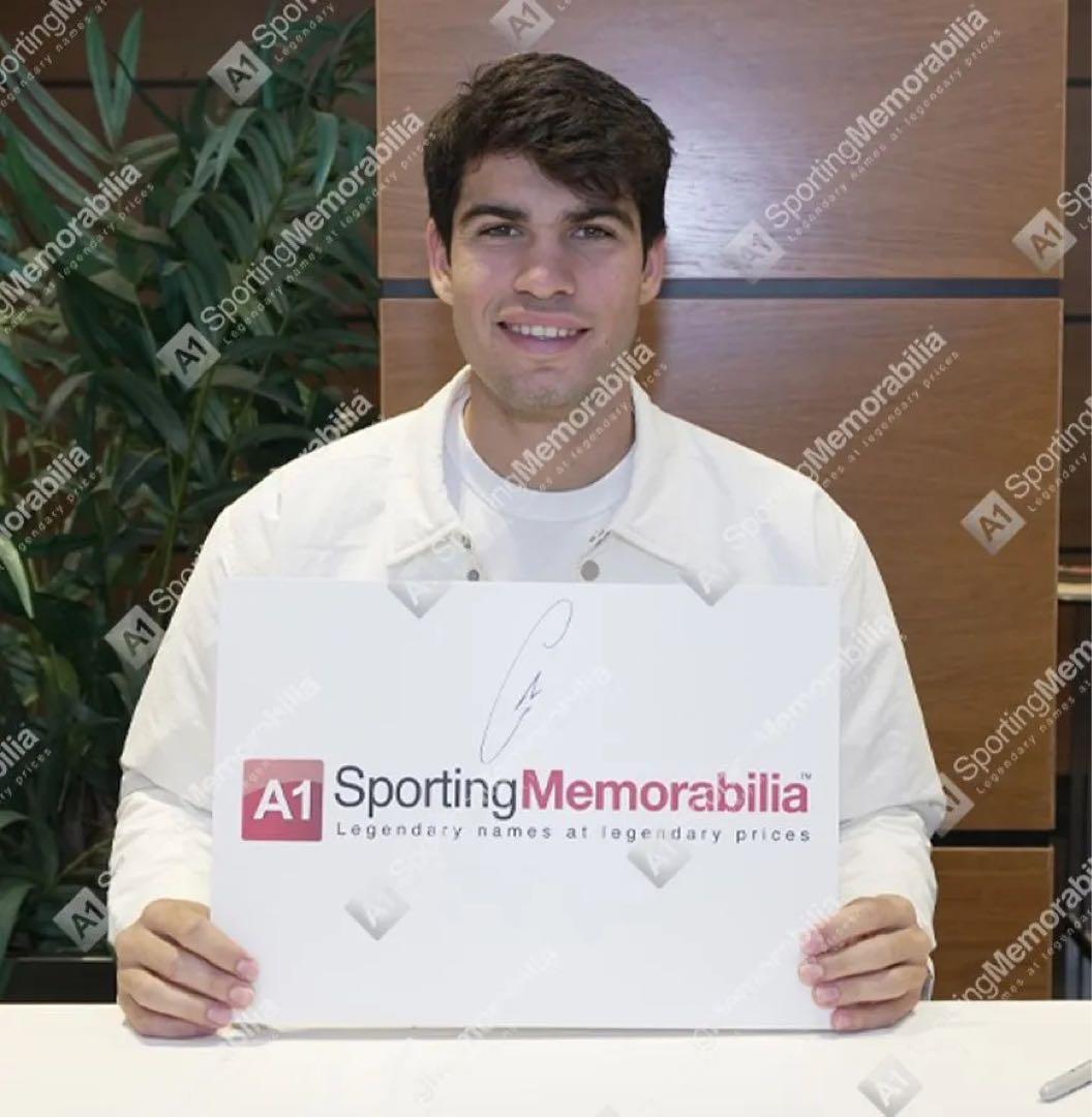 カルロスアルカラス 直筆サイン入り NIKEコートスラムシャツ テニス