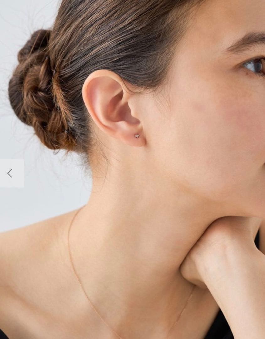 専用！美品 ete エテ K18 ダイヤモンド ゴールド ハートピアス