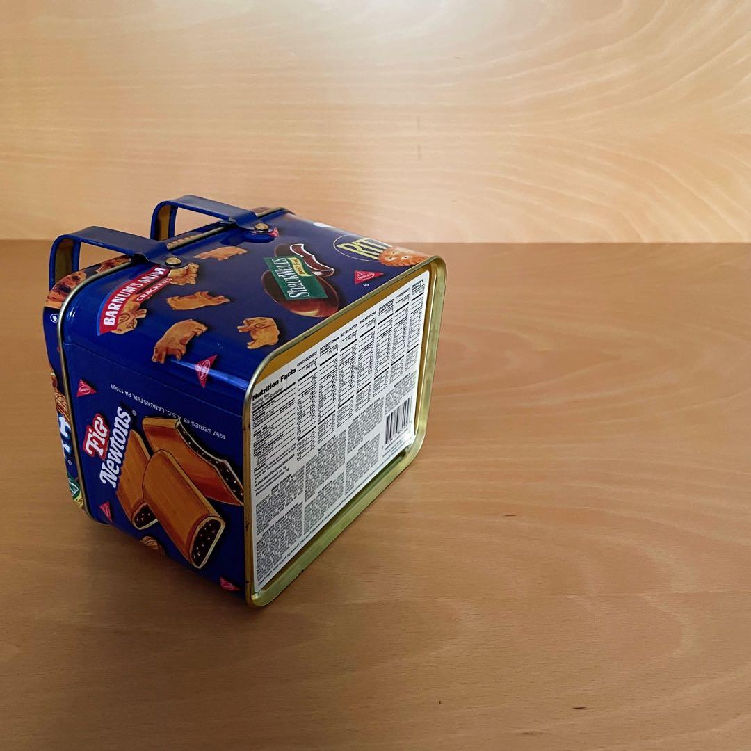 ナビスコ　ヴィンテージ　ランチボックス　アメトイ　TIN 缶ボックス　昭和レトロ