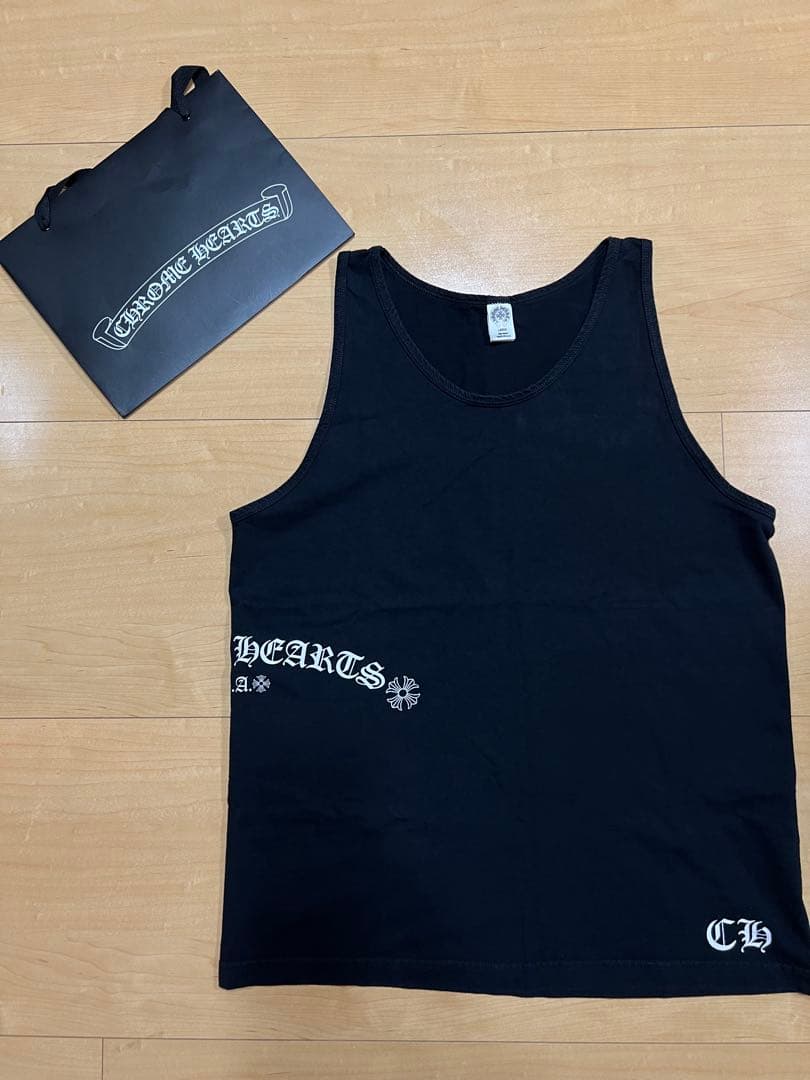 CHROME HEARTS タンクトップ ブラック　国内正規品