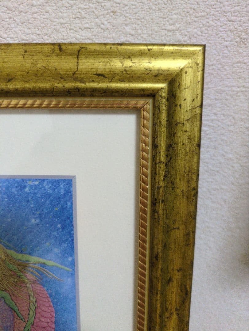 草場一壽/艶金盛り「決断」/額付き