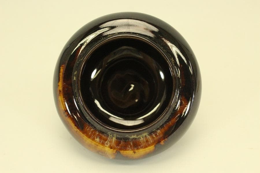 茶道具 大海 茶入 桶谷定一作 共箱(A780)