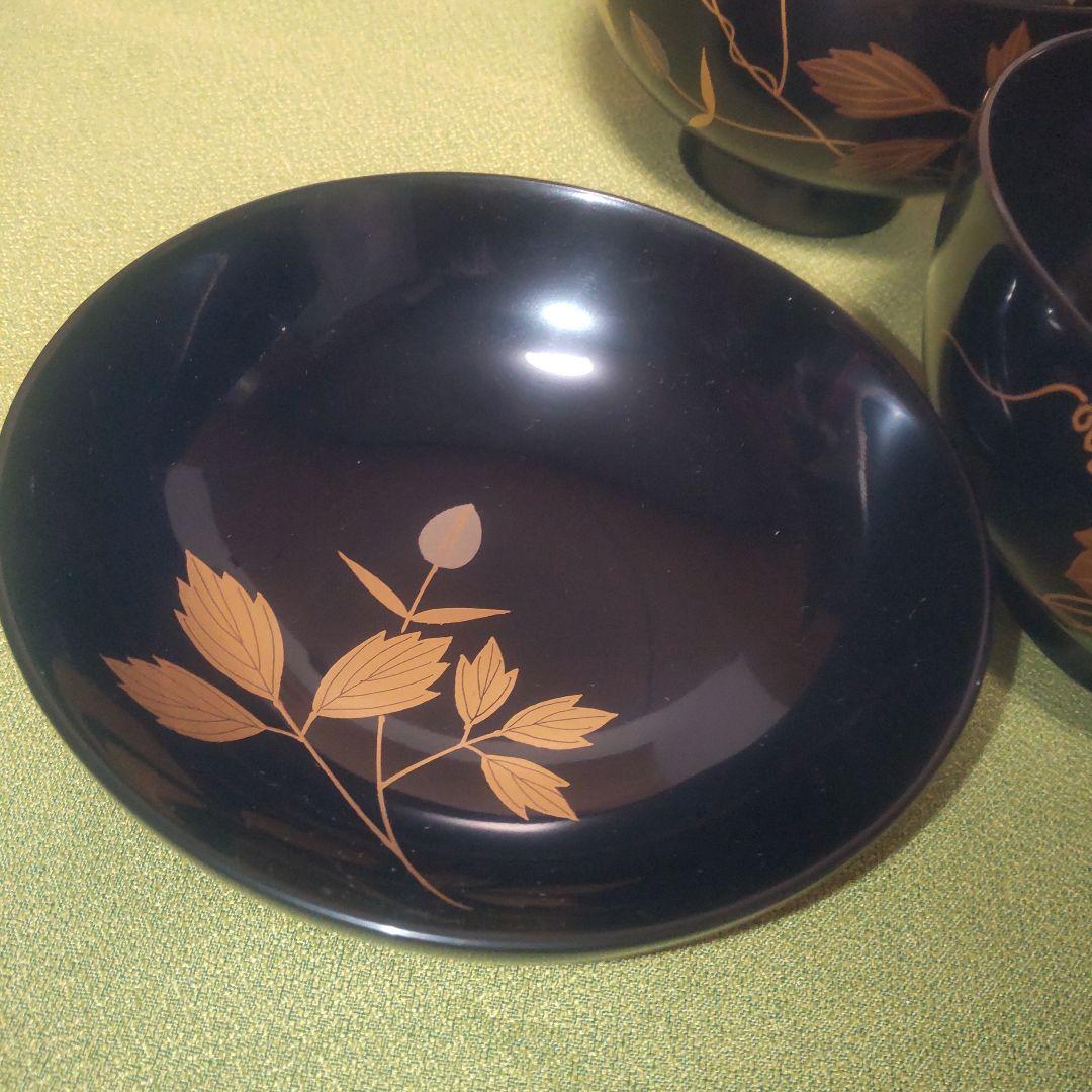 輪島塗 吸い物椀 鉄線 蒔絵 前田定治郎謹製 椀 蓋付 御椀