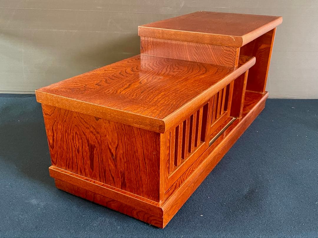 特価❣️「母」 置き床 欅杢 和家具 日本間 和室 茶道具 （1017あ）