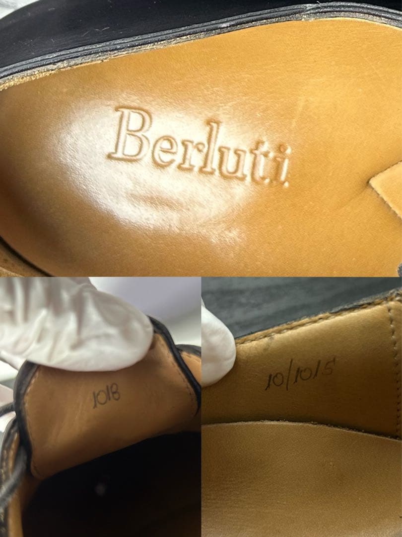 美品　Berluti ニューフィジオ ホールカット ドレスシューズ 10