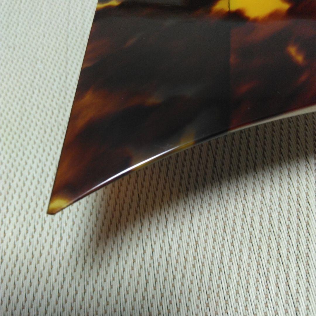 天然水　高山製　本鼈甲　一枚甲三味線バチ