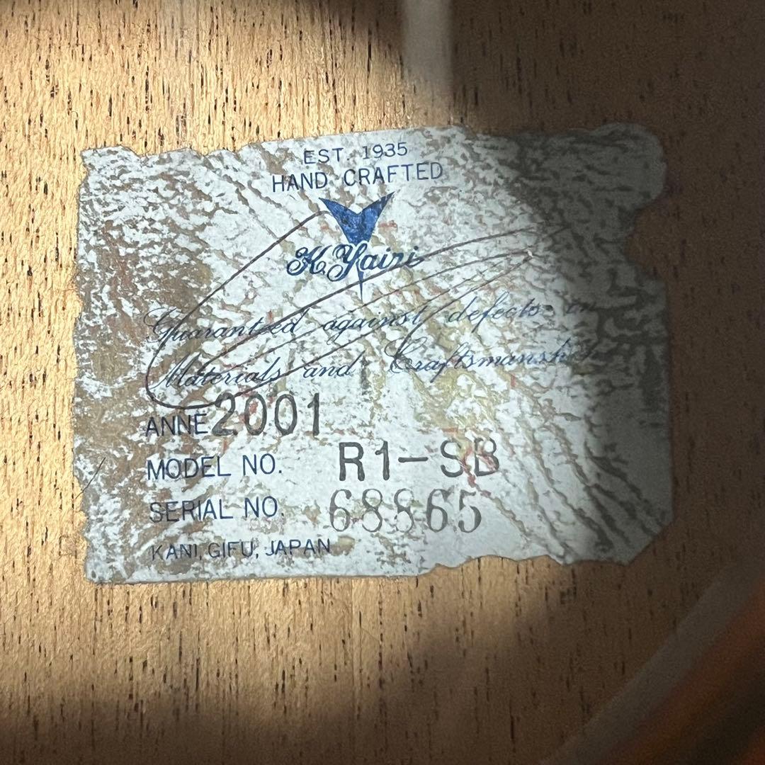 K.yairi アコースティックギター R1-SB アコギ Kヤイリ