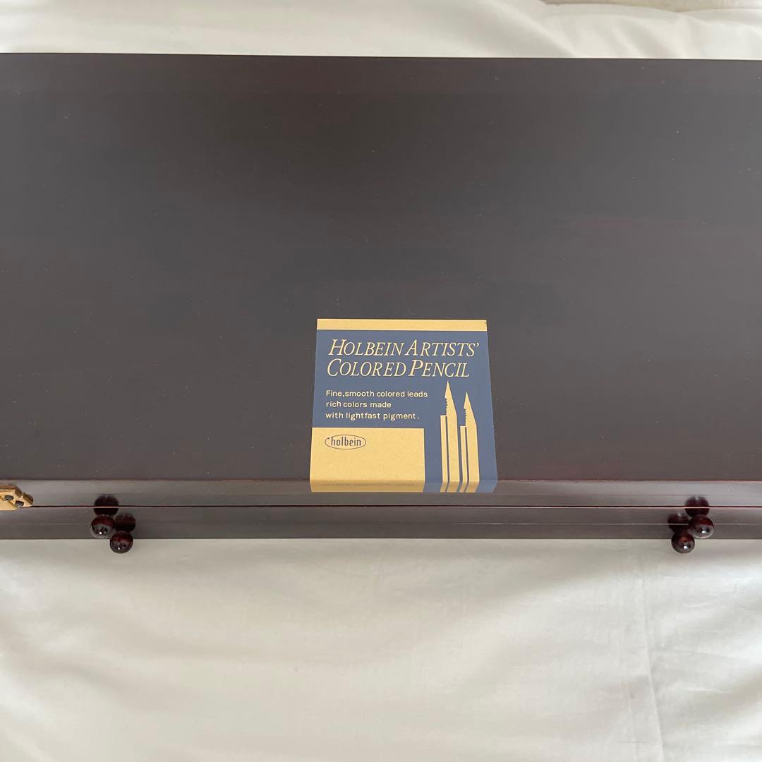 ホルベイン アーチスト色鉛筆 木函セット　150色セット　木箱
