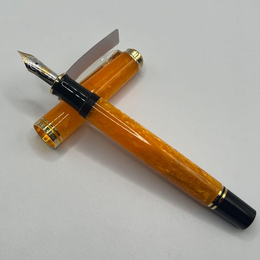 Pelikan ペリカン 万年筆 限定 スーベレーン M600 EF オレンジ