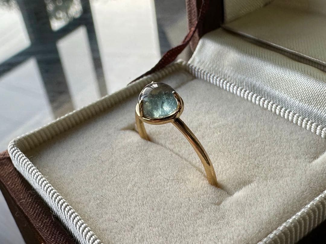 ete K10 フローライト リング