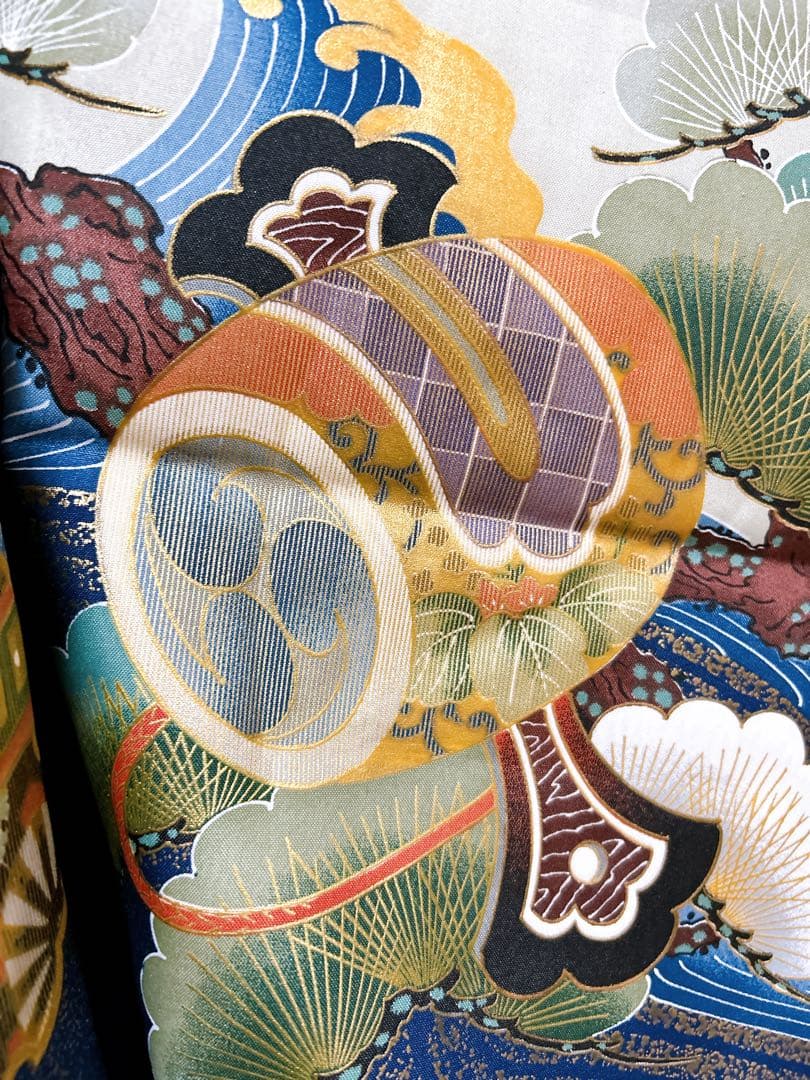 お買い得品♡七五三　5歳　男の子　フルセット　青系　紺色