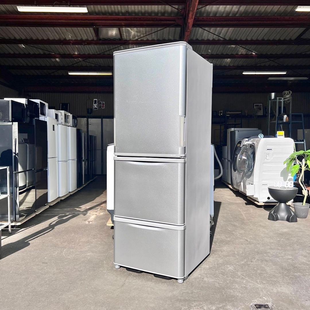 設置まで✨ SHARP どっちもドア冷蔵庫 350L 2021年製