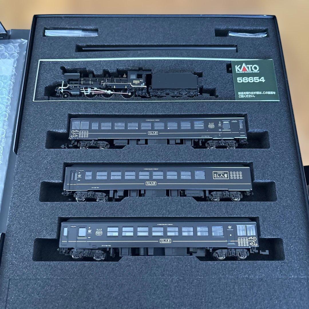 【希少】 KATO 10-1727 特別企画品58654+50系 SL人吉4両③