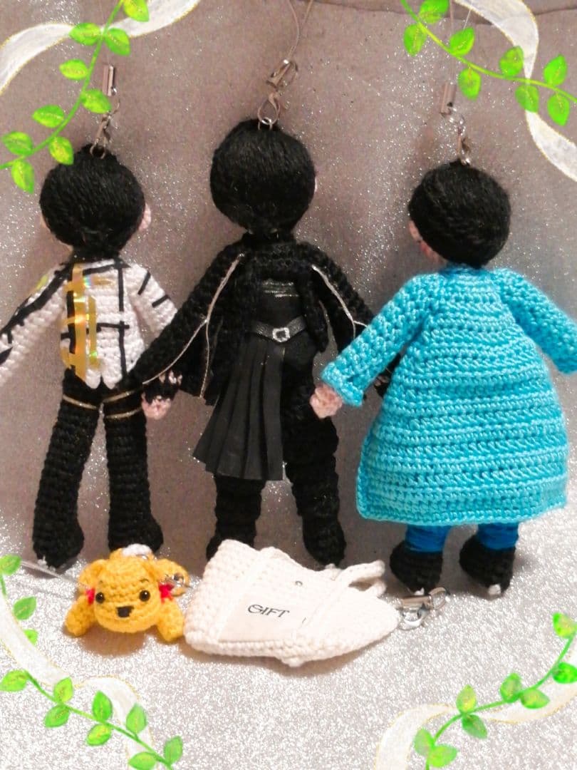 〈専用ページ〉✿✿スケートの男の子、ハンドメイドあみぐるみストラップ✿