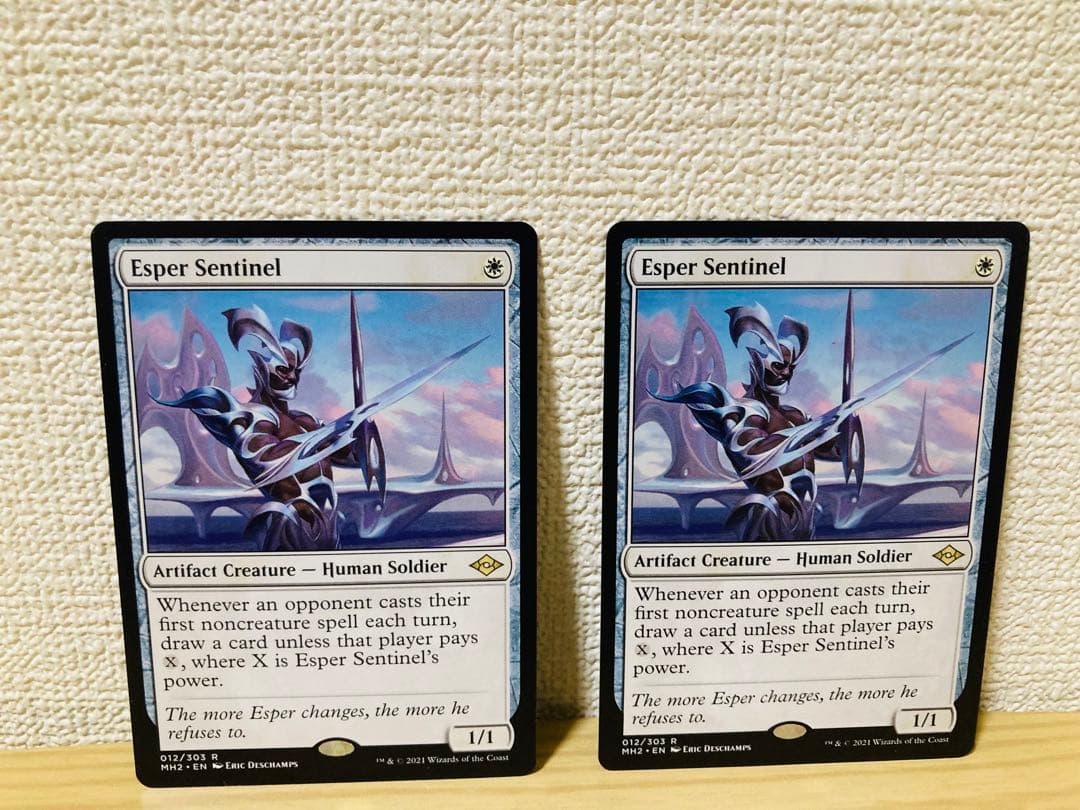 MTG：エスパーの歩哨 Esper Sentinel/英語×2枚②