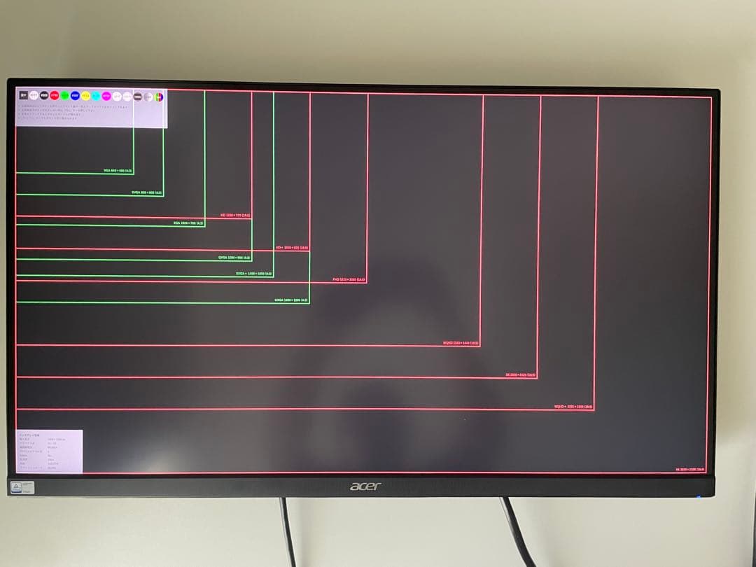 【美品】4K 28インチ acer NITRO VG280Kbmiipx