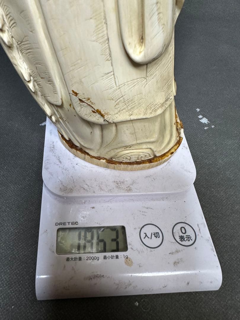 極上　寿老人　七福神　仏教美術　天然素材　置物　飾り物　古美術品　 細密細工