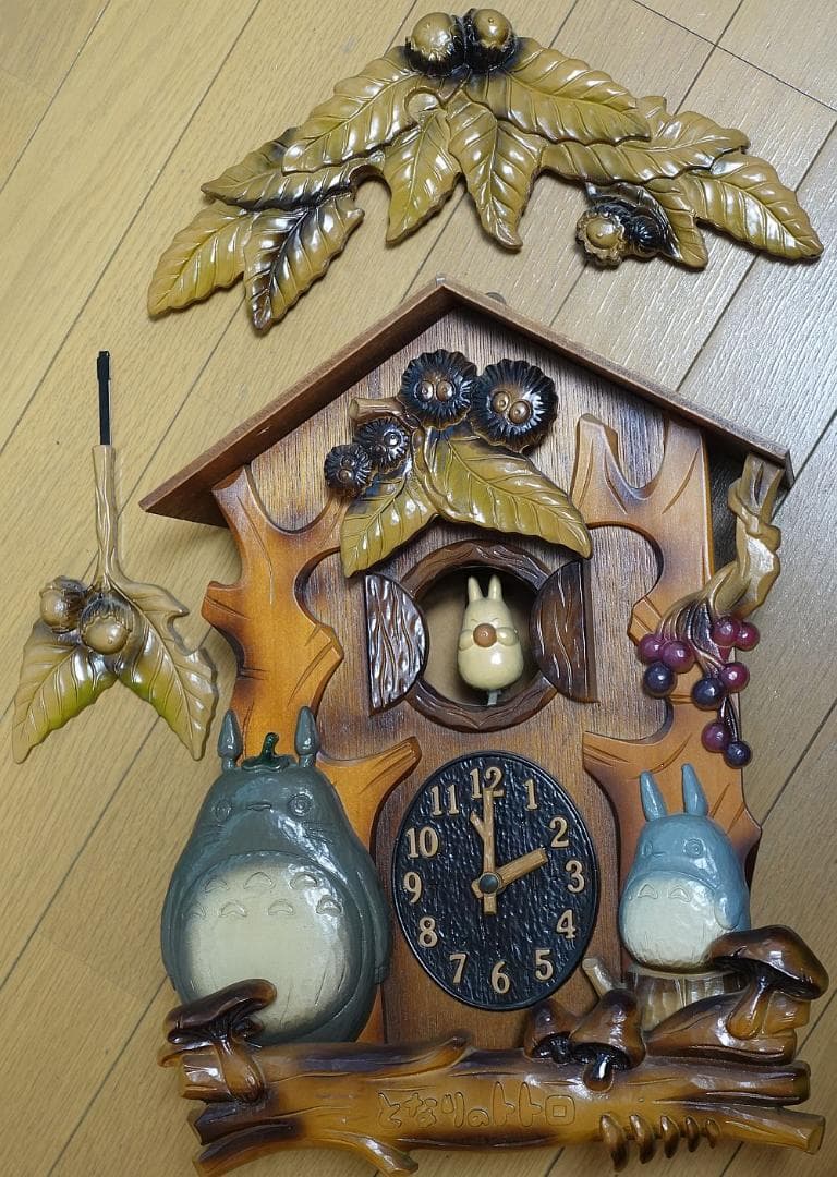 Kei となりのトトロ 壁掛け時計 からくり時計 ジブリ 宮崎駿