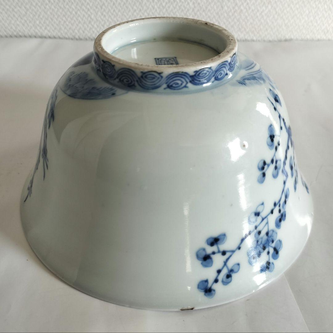 染付　どんぶり