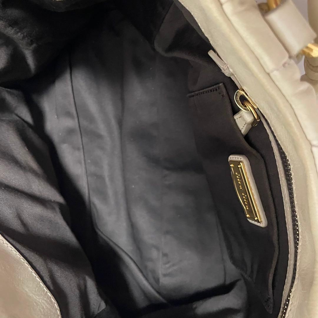 ■極美品■ MIUMIU ハンドバッグ　マテラッセル　白　ギャザー