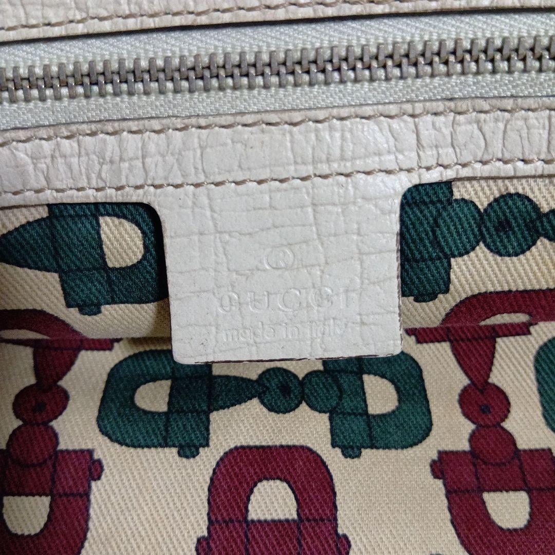 GUCCI　グッチ　シェリー　gg　キャンバス　レザー　トートバッグ