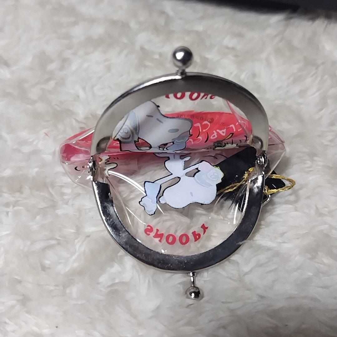チ*ん様 希少 サンリオ スヌーピー タグ付 2個セット 昭和レトロ がま口 小