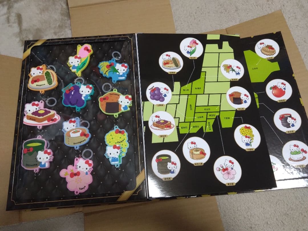 ハロー キティ ラバーマスコット47都道府県コンプリートセット