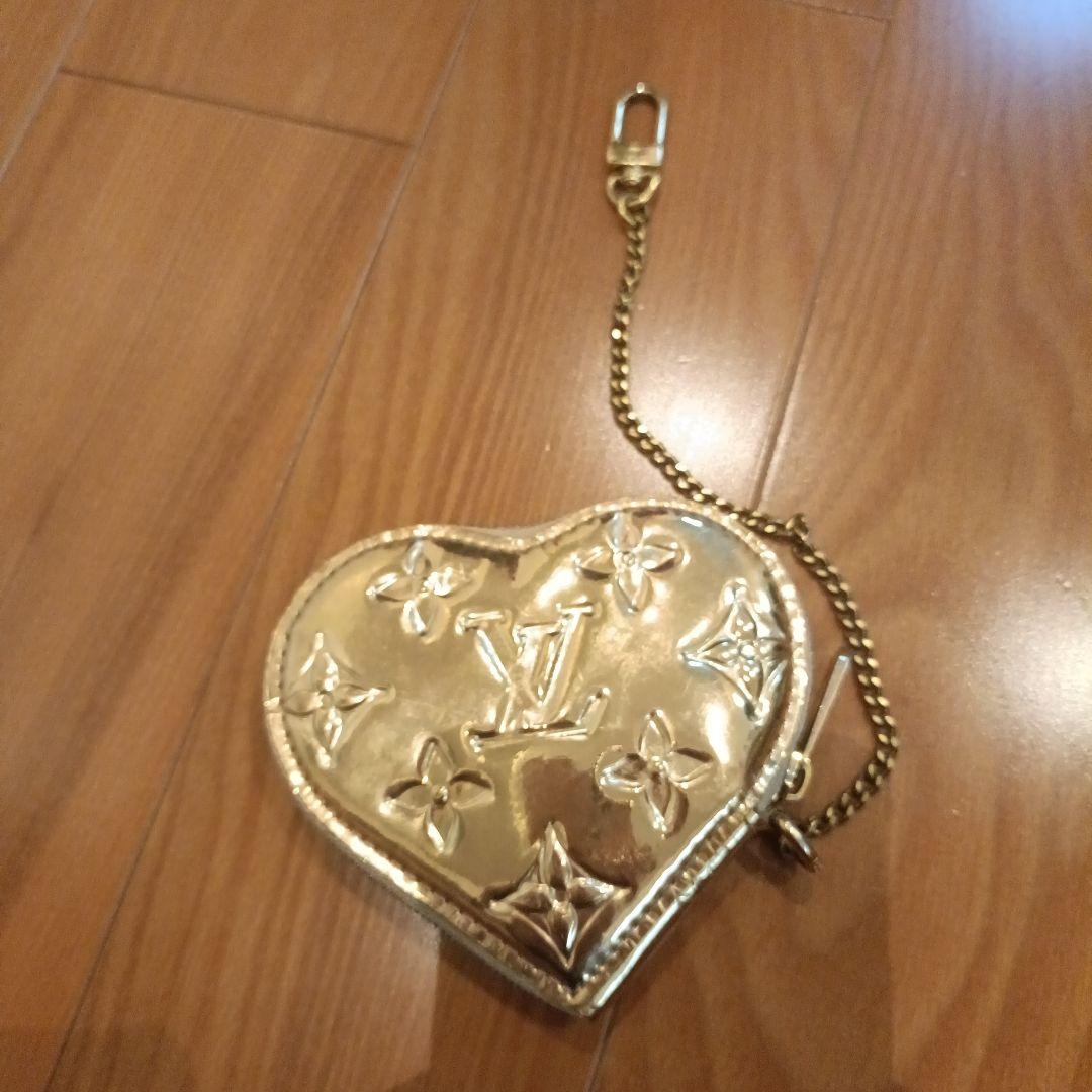 Louis Vuitton　ヴィトン　ミロワール　ケース　ハート　ゴールド