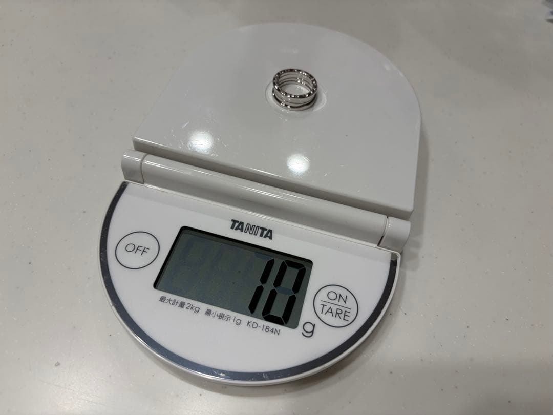 ブルガリ #56 15.5号 ビーゼロワン リング K18WG Bzero1