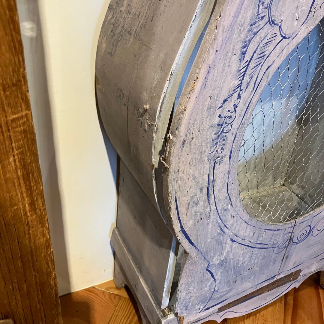 フランス　アンティークキャビネット　鳥小屋風