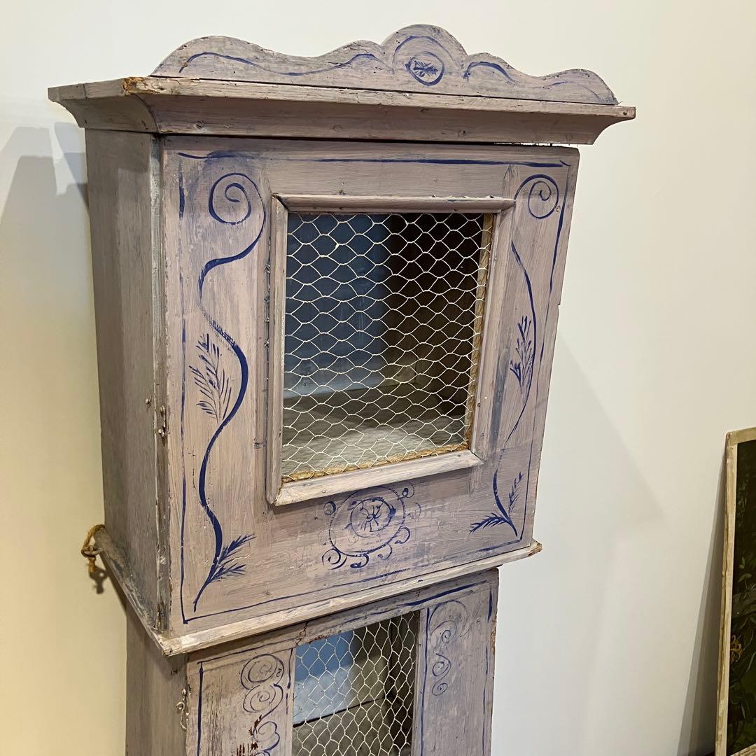 フランス　アンティークキャビネット　鳥小屋風