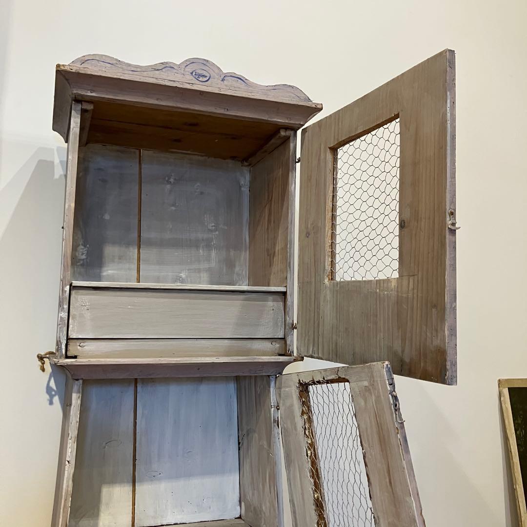 フランス　アンティークキャビネット　鳥小屋風