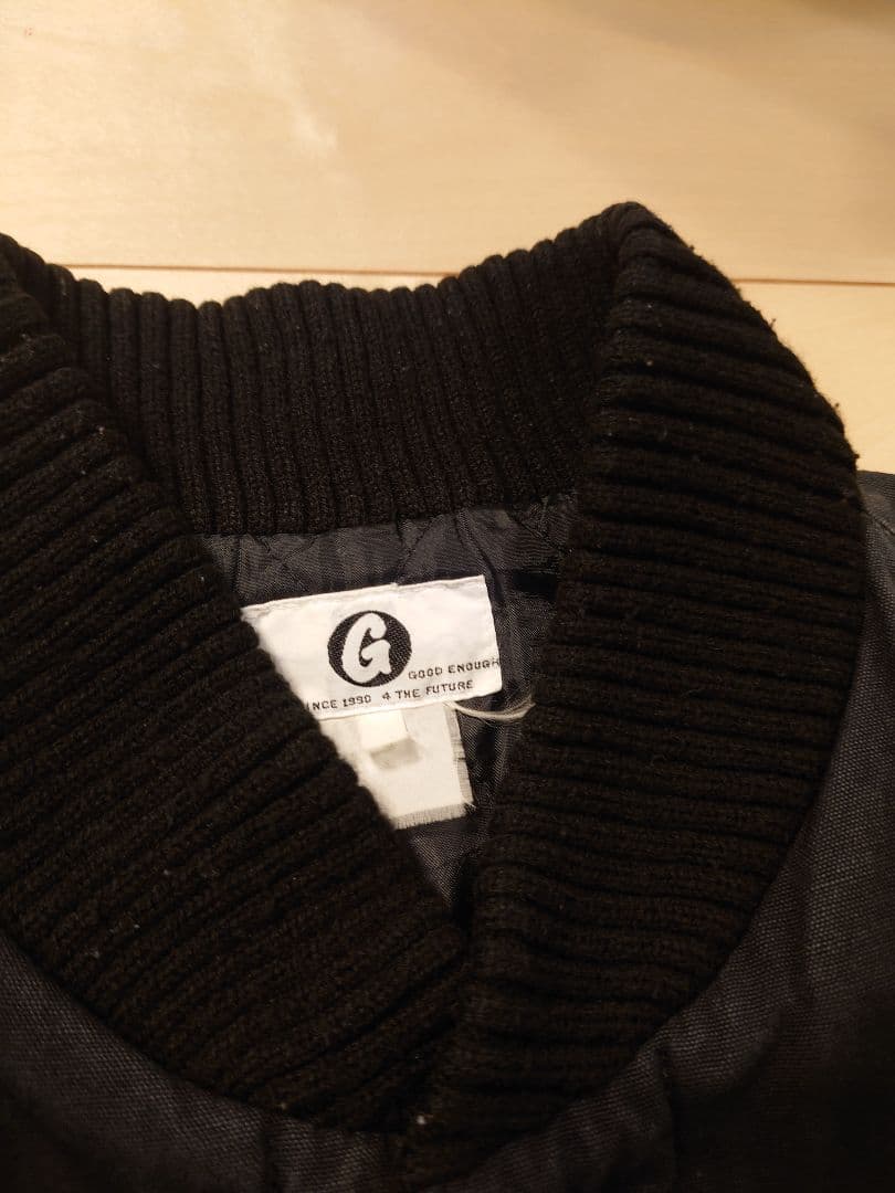 GOOD ENOUGH 90s ダービージャケット グッドイナフ 希少 ブラック