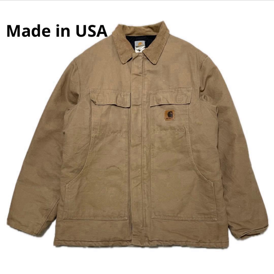 に*い様 カーハートジャケット USA製 トラディショナルジャケット ダックジャ