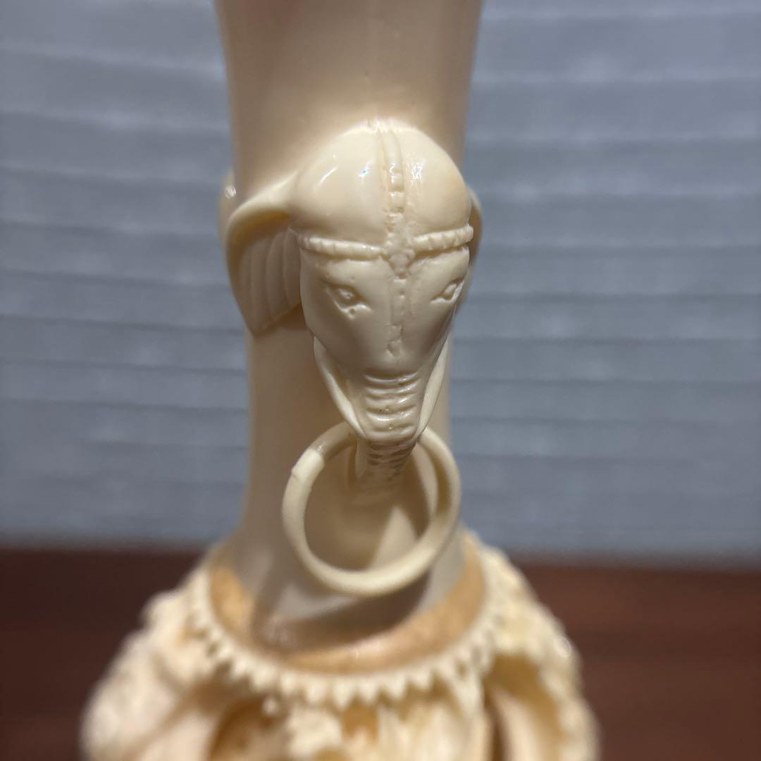 中国美術 象牙調 多層球 花瓶 彫刻 工芸品 置物