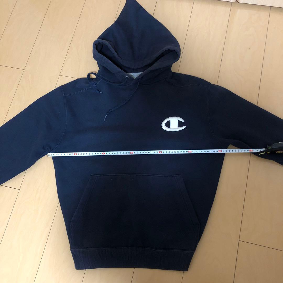 Champion ネイビー パーカー　スーパーフーディー