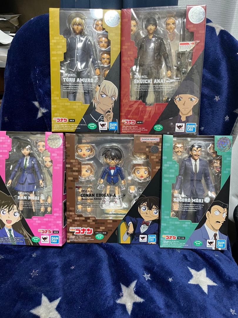 名探偵コナン　フィギュアーツ 5種セット