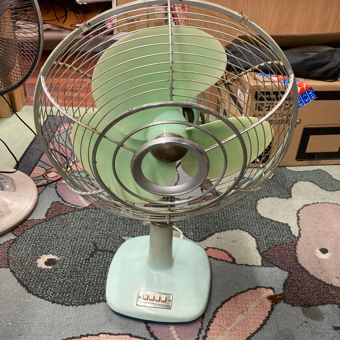 ナショナル　昭和レトロ　扇風機　動作品　年代物