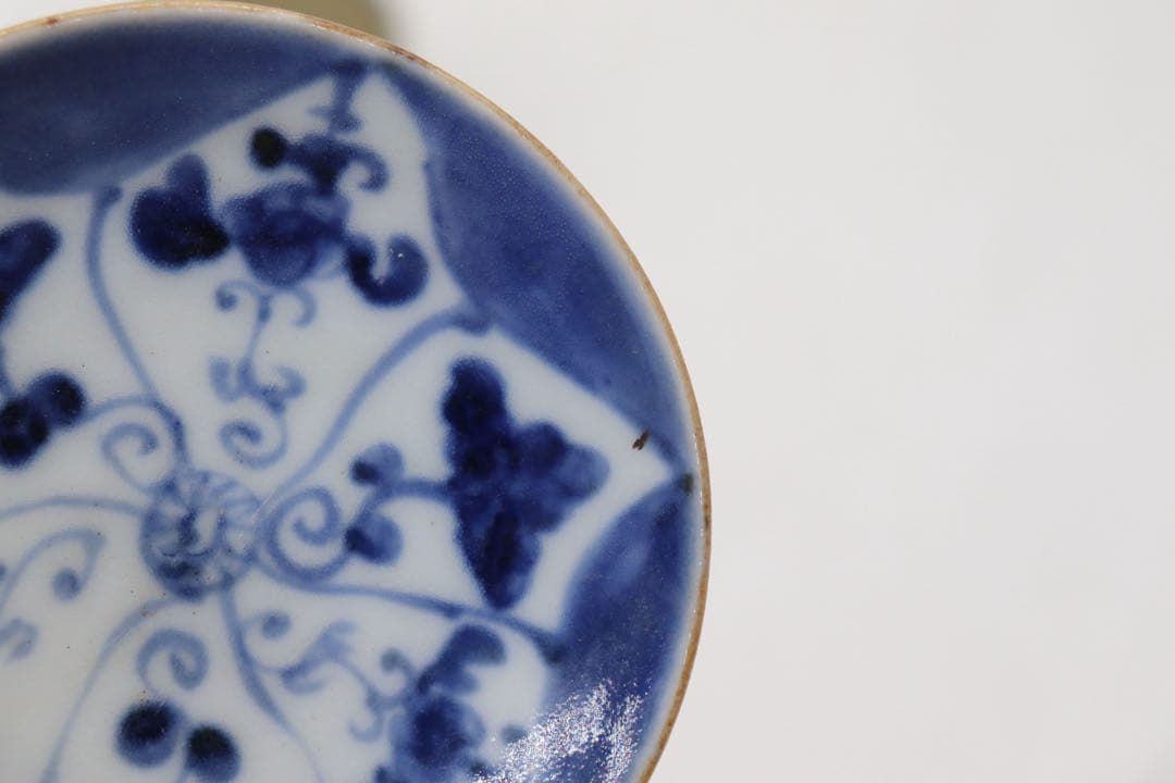 中国　明時代　清時代　小皿　小杯　レンゲ3点まとめ　アンティーク　送料込み901