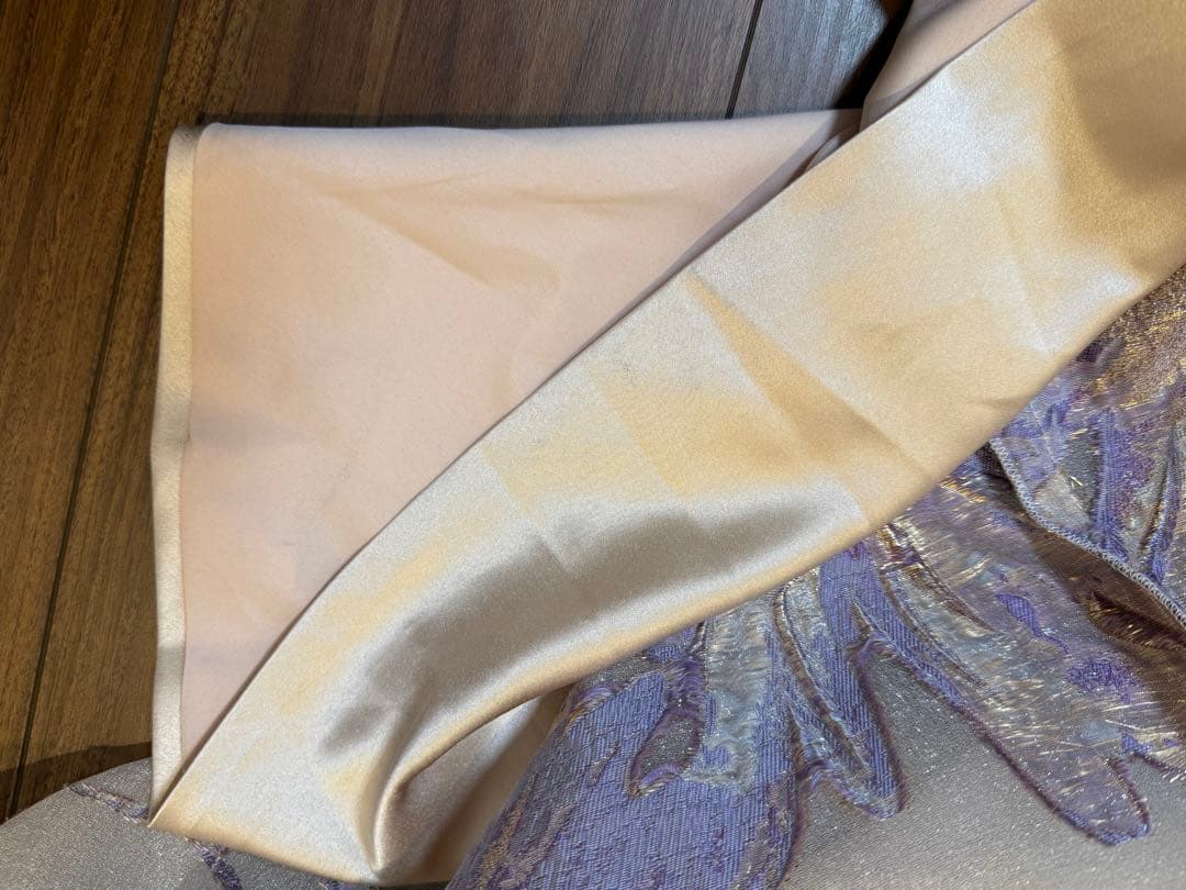 2way 総柄 ジャガード パフスリーブドレス（W299） ドレスプロダクション