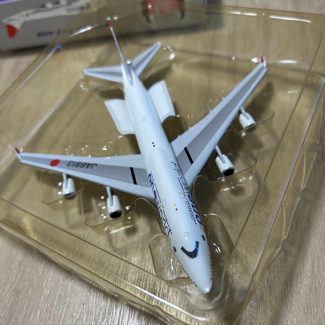 JAL 747-400 日本航空 one world 旧塗装 1:400 Ph