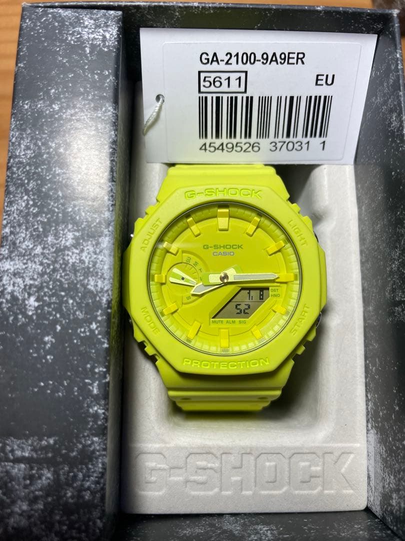 G-SHOCK GA-2100-9A9ER イエロー