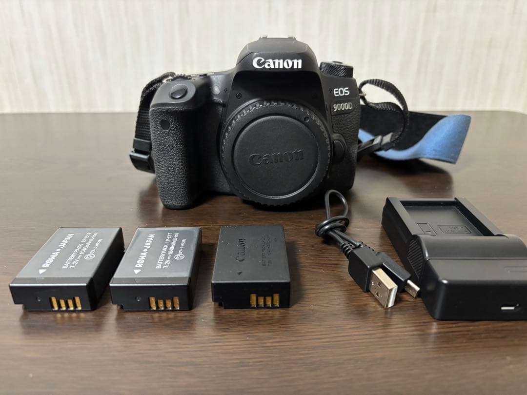 Canon EOS 9000D 本体 バッテリー3個付き