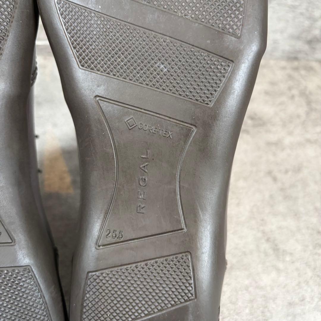 （美品）　REGAL リーガル　レザースニーカー　ゴアテックス　ダークブラウン
