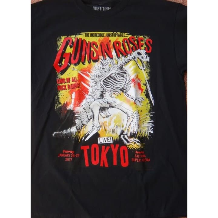 ガンズアンドローゼス Tシャツ さいたま限定Ｌサイズ