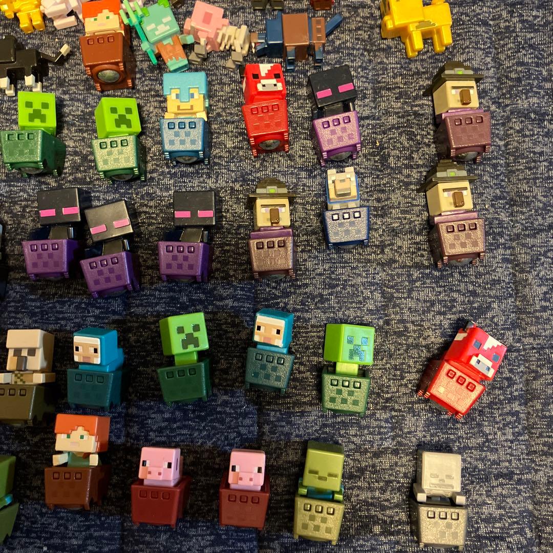 マインクラフト　フィギュア　大量　ケース