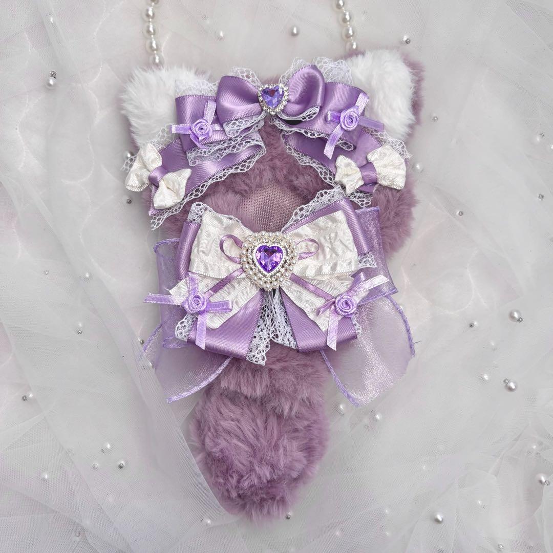 【みん】 グリーンネコ#3&ラベンダーネコ#18&ピンクネコ#31 3点