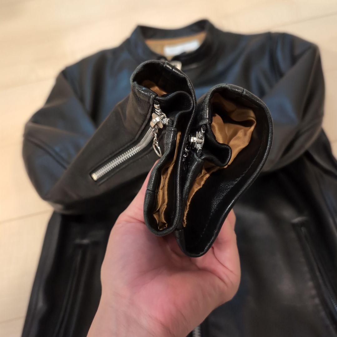 レトログレード Tokyo ラムレザー シングルライダースジャケット