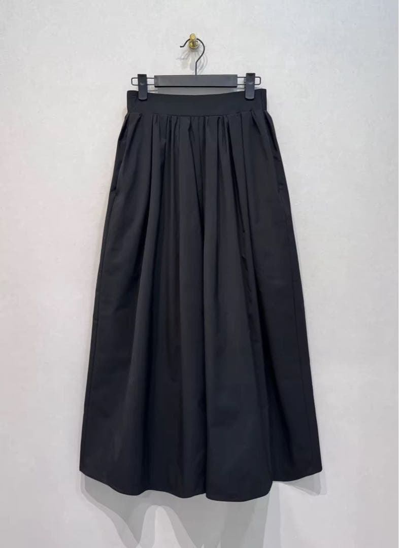 machatt メモリーキュロットパンツ ブラック